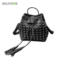 Women Bag PU Leather Women Messenger Bag Tassels Crossbody Bucket Shoulder Bag Bolsa Feminina Women Leather Handbag ELY