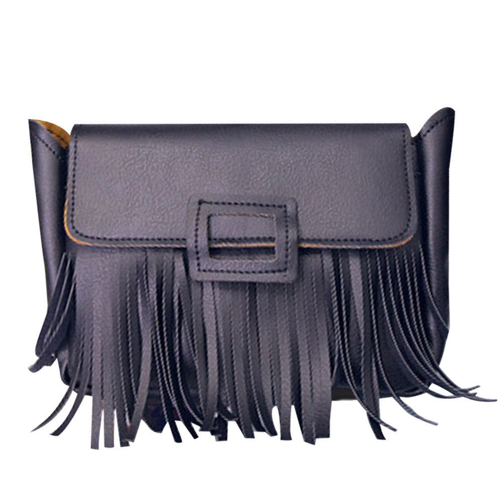 Women Bag Tassel Shoulder Bolsas Women Messenger Bag Handbag Cross Body Tote Bolsa Feminina Women Leather Handbags ELY