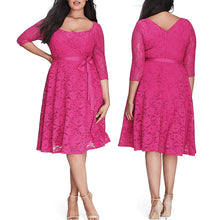Women Bodycon Lace Dress vinatge Crochet Lace Long Sleeve LXL2XL3XL Plus Size Cocktail Party Dresses Dress ELY