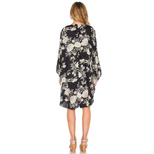 Women Boho Floral Printed Loose Long Kimono Cardigan 1STL ELY