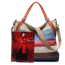 Women Canvas Handbags Large Messenger Bags for women Designer Ladies Crossbody Shoulder Bags Patchwork Bolsa ELY