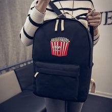 Women Canvas Travel Bag Backpack Rucksack Embroidery lovers Shoulder School Bag Satchel Book Bags Mochila Backpacks1STL ELY