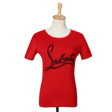 Women Casual Chiffon T-Shirts Short Sleeve Letter Print Shirt Red T-shirt Top T-Shirts Wpmen Tops Crop Tops 1STL ELY