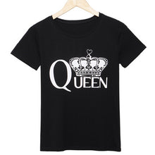 Women Casual T-shirt Letter Printing Black Short Sleeve Shirt Top 1STL ELY
