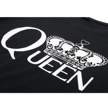 Women Casual T-shirt Letter Printing Black Short Sleeve Shirt Top 1STL ELY