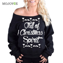 Women Christmas Hoodie Sweatshirt Jumper Letter Sweatershirt Women Hooded Pullover Hoodie Women Pullover Black 1STL ELY