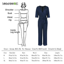 Women Clubwear Long Pants V - Neck Thick Lace Playsuit Bodycon Party Jumpsuit Half Sleeve Romper Trousers ELY