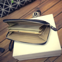 Women Clutch Long Purse Leather Wallet Card Holder Handbag Bag Long Coin Purse Leather Card Holder Wallets Organizer ELY