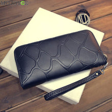 Women Clutch Long Purse Leather Wallet Card Holder Handbag Bag Long Coin Purse Leather Card Holder Wallets Organizer ELY