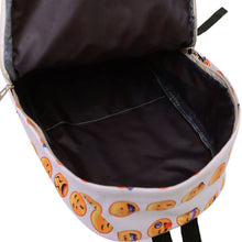 Women Emoji Canvas Backpack Smiley Face School Rucksack Bag Shoulder School Bag Satchel Travel Bags Mochila Feminina ELY