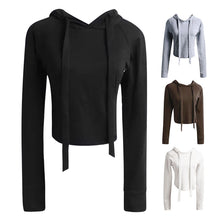 Women Hoodie Sweatshirt Solid Color Casual Hoodies Women Outwear Pullover Sweatshirt Women Suit Women Clothes ELY