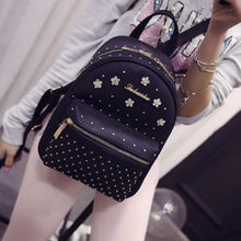 Women Leather Backpacks Diamond Schoolbag Shoulder Rucksack for Teenager Girl Famous Designer Travel Backpack Bolsa ELY
