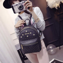 Women Leather Backpacks Diamond Schoolbag Shoulder Rucksack for Teenager Girl Famous Designer Travel Backpack Bolsa ELY