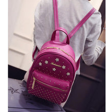 Women Leather Backpacks Diamond Schoolbag Shoulder Rucksack for Teenager Girl Famous Designer Travel Backpack Bolsa ELY