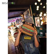 Women Leather Handbag Leather Donut Hamburger Print Day Clutch Novelty Bags Handbags Women Famous Brands Bolsa Feminina ELY