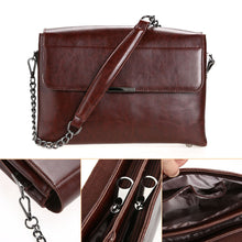 Women Leather Handbags Cattlehide Leather Crossbody Shoulder Bag Purse Vintinge Leather Women Messenger Bags ELY