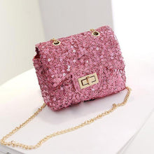 Women Leather Handbags Women Messenger Bags Sequins Shoulder Handbag ChainTote Women Bag Bolsa Feminina Clutch Borse ELY