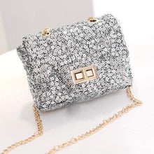 Women Leather Handbags Women Messenger Bags Sequins Shoulder Handbag ChainTote Women Bag Bolsa Feminina Clutch Borse ELY