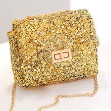 Women Leather Handbags Women Messenger Bags Sequins Shoulder Handbag ChainTote Women Bag Bolsa Feminina Clutch Borse ELY
