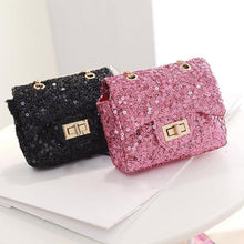 Women Leather Handbags Women Messenger Bags Sequins Shoulder Handbag ChainTote Women Bag Bolsa Feminina Clutch Borse ELY
