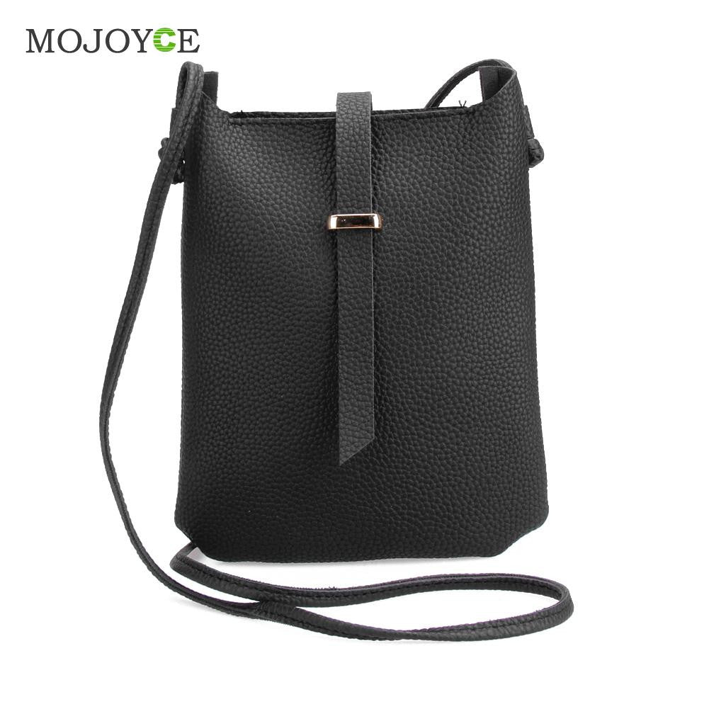 Women Leather Handbags Women PU Leather Litchi Pattern Shoulder Bag Women Messenger Bags PU Crossbody Bags Bolsa ELY
