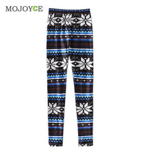 Women Leaves Geometry Print Reindeer Fully Lined Girls Leggings Stretch Pantalones Brushed Milk Silk Print Leggings ELY