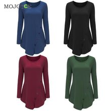 Women Long Sleeve Cotton Casual Party Tunic Mini Shirt Dress Women Work Wear OL Dresses Party Vestidos ELY