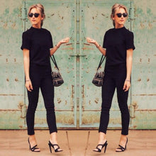 Women Loose Backless Tops Tees Short Sleeve Hollow Tee Ladies Casual Black Crop Top T-Shirt Women's t Shirt 1STL ELY