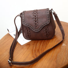Women Messenger Bag bolsa feminina bolso mujer Leave Pattern Women Leather Handbag ShoulderSaddle Crossbody Bags f ELY