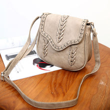 Women Messenger Bag bolsa feminina bolso mujer Leave Pattern Women Leather Handbag ShoulderSaddle Crossbody Bags f ELY