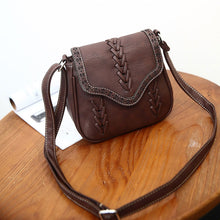 Women Messenger Bag bolsa feminina bolso mujer Leave Pattern Women Leather Handbag ShoulderSaddle Crossbody Bags f ELY