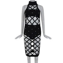 Women Night Club Sexy Hollow Party Bodycon Dress Balck Dress ELY