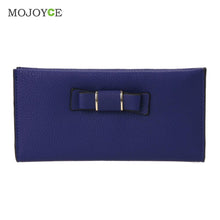 Women PU Leather Bow Wallet Card Holder Coin Purse Women Clutch Purses Carteira mujer Feminina ID Credit Card Purse ELY