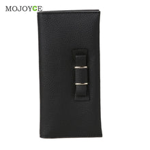 Women PU Leather Bow Wallet Card Holder Coin Purse Women Clutch Purses Carteira mujer Feminina ID Credit Card Purse ELY