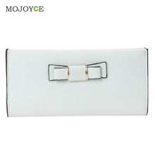Women PU Leather Bow Wallet Card Holder Coin Purse Women Clutch Purses Carteira mujer Feminina ID Credit Card Purse ELY