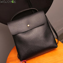 Women PU Leather Embossed Leisure Mini Backpack Simple Style Shoulder Bag Blosa Travel Shoulder Bag Mochila Feminina ELY