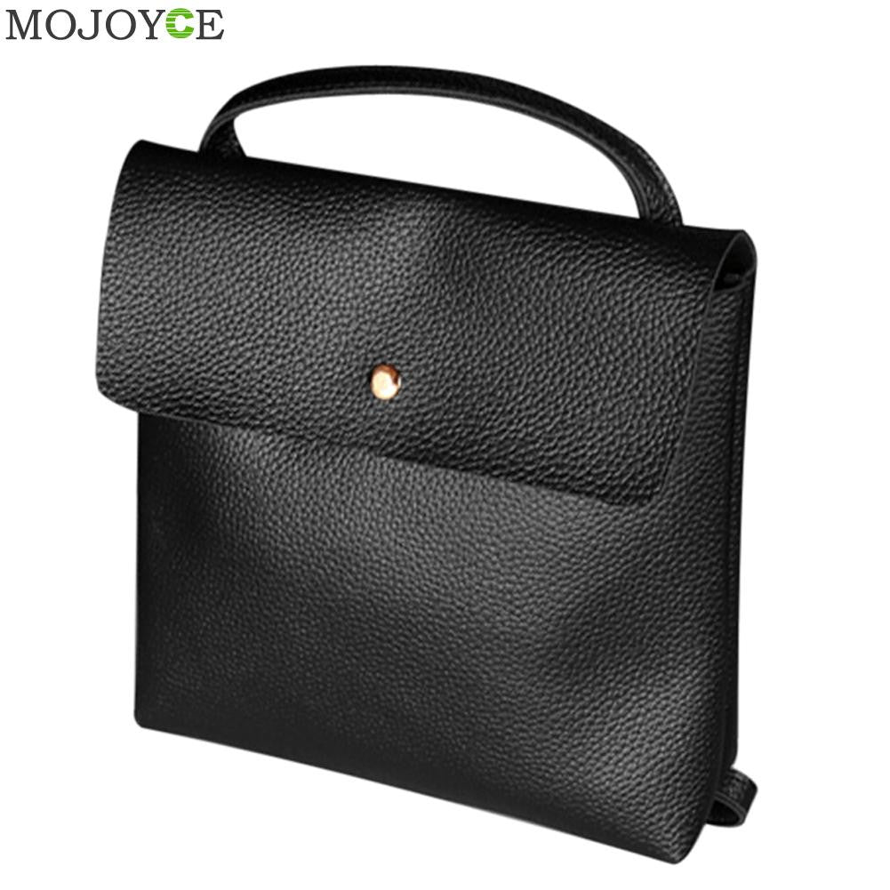 Women PU Leather Embossed Leisure Mini Backpack Simple Style Shoulder Bag Blosa Travel Shoulder Bag Mochila Feminina ELY