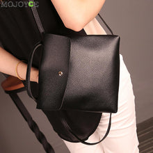 Women PU Leather Embossed Leisure Mini Backpack Simple Style Shoulder Bag Blosa Travel Shoulder Bag Mochila Feminina ELY