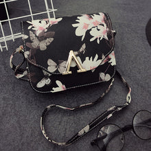 Women PU Leather Floral Print Shoulder Crossbody Women Handbag Mini Small Messenger Bag Women Clutches Bolsa Feminina ELY
