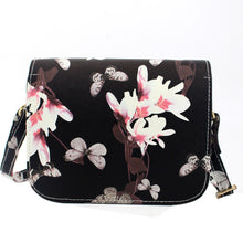 Women PU Leather Floral Print Shoulder Crossbody Women Handbag Mini Small Messenger Bag Women Clutches Bolsa Feminina ELY