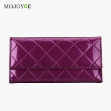 Women PU Long Leather Wallet Ladies Clutch Coin Purse Card Holder Clutch Handbag Clutch Women Wallet Zipper Purse ELY