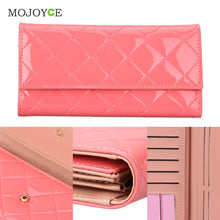Women PU Long Leather Wallet Ladies Clutch Coin Purse Card Holder Clutch Handbag Clutch Women Wallet Zipper Purse ELY