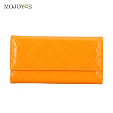 Women PU Long Leather Wallet Ladies Clutch Coin Purse Card Holder Clutch Handbag Clutch Women Wallet Zipper Purse ELY