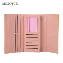 Women PU Long Leather Wallet Ladies Clutch Coin Purse Card Holder Clutch Handbag Clutch Women Wallet Zipper Purse ELY