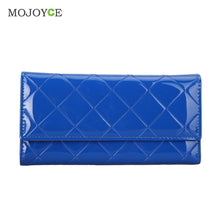 Women PU Long Leather Wallet Ladies Clutch Coin Purse Card Holder Clutch Handbag Clutch Women Wallet Zipper Purse ELY