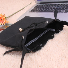 Women Portable Canvas Bag Classic Shoulder Bag Casual Drawstring Crossbody Women Messenger Bags Handbag Bolsos Mujer ELY