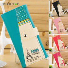 Women Purse Long Leather Tower Printing Women Wallets Graffiti Embossed Wallet Vintage PU Holder Coin Purses Clutch 1STL ELY