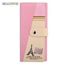 Women Purse Long Leather Tower Printing Women Wallets Graffiti Embossed Wallet Vintage PU Holder Coin Purses Clutch 1STL ELY