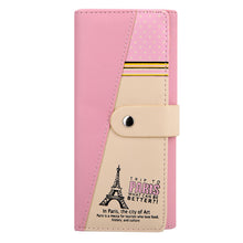 Women Purse Long Leather Tower Printing Women Wallets Graffiti Embossed Wallet Vintage PU Holder Coin Purses Clutch 1STL ELY