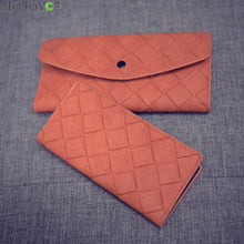 Women Purse Soft Handbags Card Holder Gift Lady Long Wallet Plaid Purse Bolsas de Marca Clutch Coin Purse Carteira ELY